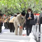Walikota Arief Dampingi Prabowo Upacara dan Tabur