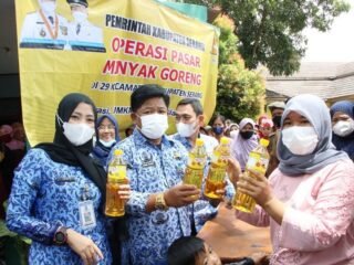 Diskopumindag Serang Gelar Operasi Pasar Minyak Goreng