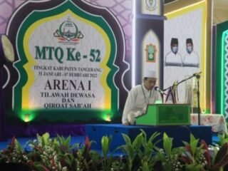 Sebanyak 1.000 Peserta Bersaing di MTQ Kabupaten Tangerang