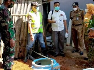 Disperkim Bangun Puluhan Septic Tank bagi Warga