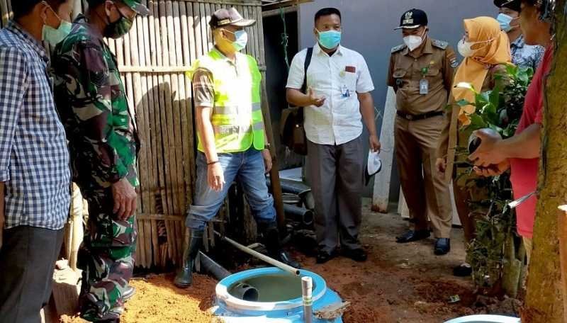 Disperkim Bangun Puluhan Septic Tank bagi Warga