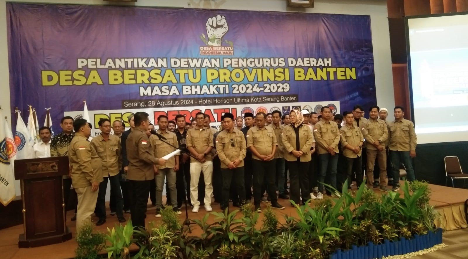 Pengurus DPD Desa Bersatu Banten Resmi Dilantik