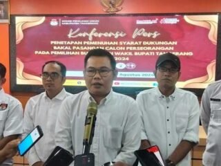 KPU Kab. Tangerang Batasi Massa Saat Pengundian Nomor Urut