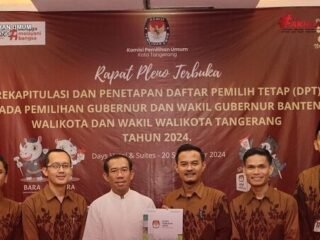 KPU Kota Tangerang Tetapkan DPT Pilkada Serentak 2024