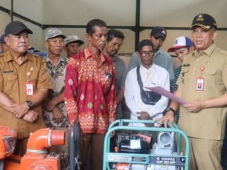 Kelompok Tani Tangerang Dapat Bantuan Mesin Pompa Air