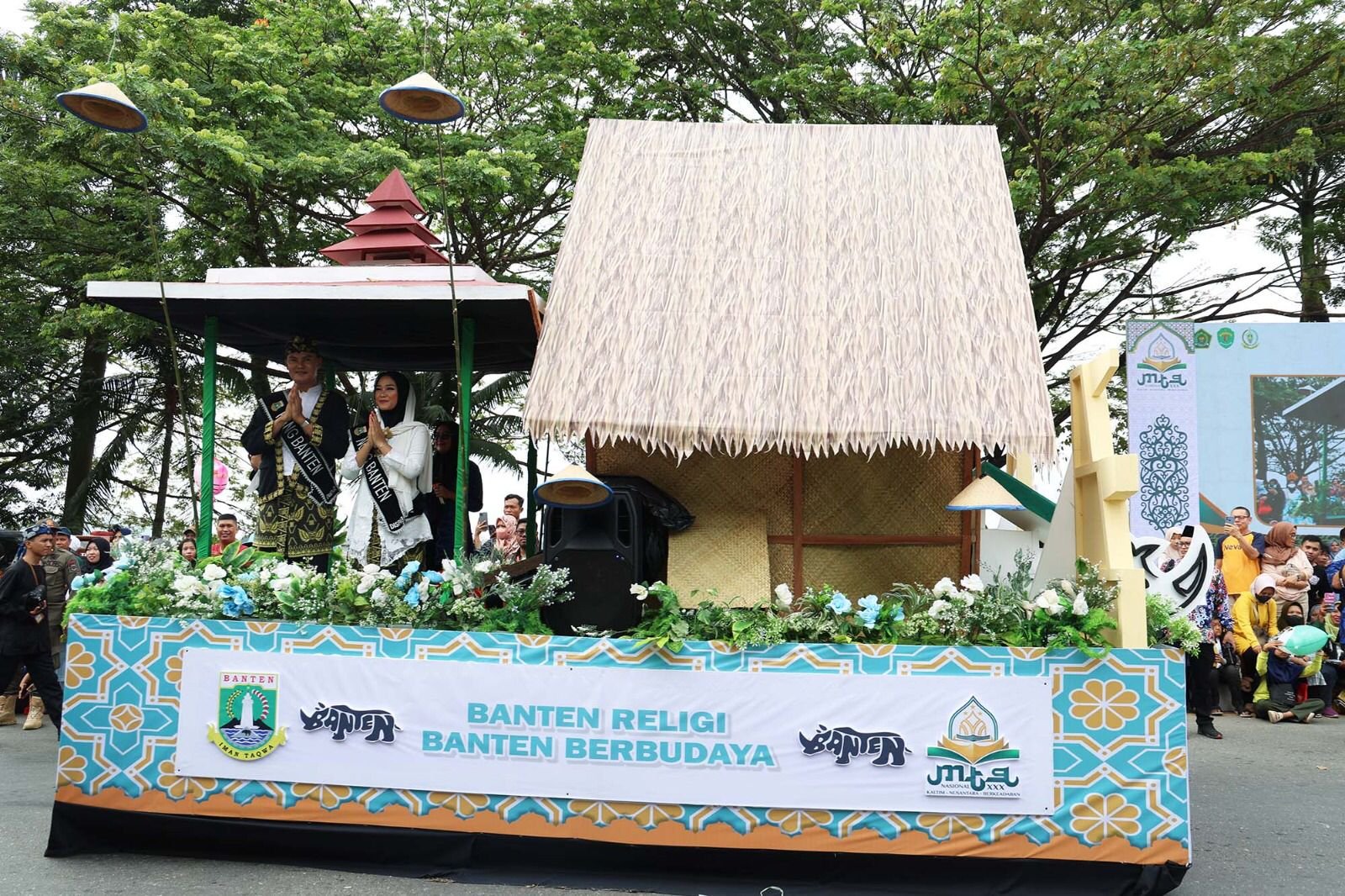 Kafilah Provinsi Banten Tampilkan Leuit Baduy di MTQN XXX Tahun 2024 Kaltim