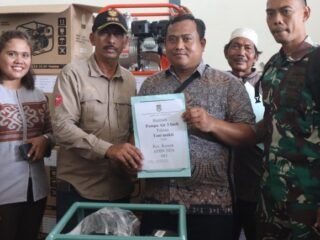 Kelompok Tani Dapat Bantuan Mesin Pompa Air dari Pemkab Tangerang